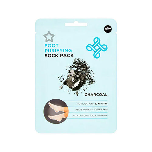 SUPERDRUG Charcoal Nourishing Foot Mask