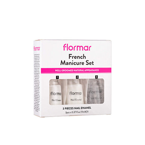 Flormar 3-Piece French Manicure Set