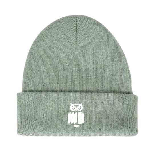 The Owl Beanie / Light Green