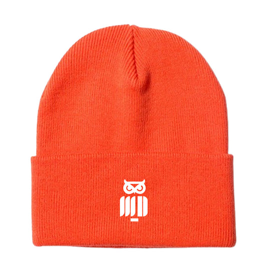 The Owl Beanie / Orange