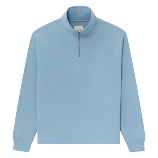 Half-Zip Sweater / Light Blue