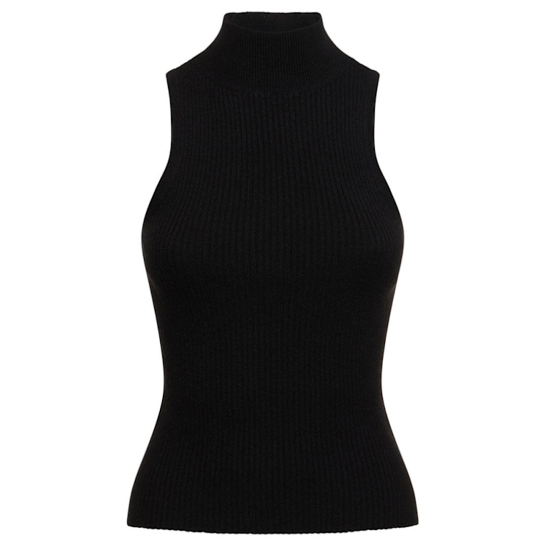 skinny high neck / Black