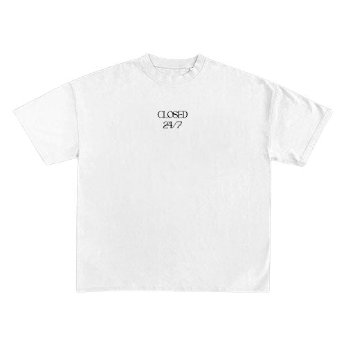 Closed 24/7 - OverSized White