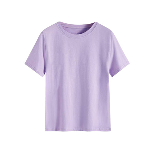 Plain T-shirt / Purple